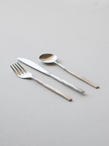 Collection de couverts en acier inoxydable couleur argent poli miroir, parfaite pour le service de table, les cafés et les mariages - Product Image 5