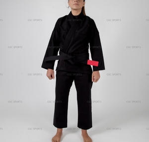 Uniforme de jiu jitsu brasileño para mujer, con logotipos y parches personalizados, compra a granel para hacer marca privada a precio barato - Product Image 5