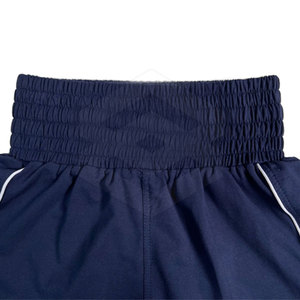 Diseño profesional logotipo personalizado pantalones cortos de entrenamiento tailandés de alta calidad 100% poliéster deportivo sólido nueva llegada al por mayor tailandés - Product Image 3