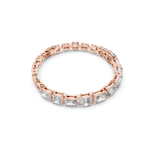 Bracelet tennis en diamants CVD cultivés en laboratoire 13,44 CT VVS-VS-EF, taille émeraude, or 18 carats, 14 carats, 10 carats et argent 925, rose, jaune - Product Image 5