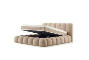 Base de Cama Ajustable Tapizada con Resortes Ensacados Elara NOTICE Modern French, con Almacenamiento, 180x200, Tamaño King, Estructura de Hierro - Product Image 2