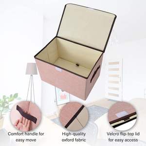 Cesta textil ingeniosa, creaciones ordenadas hechas en Vietnam para sistemas y organizadores de armarios - Product Image 1