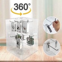 Présentoir de table en acrylique personnalisé 360 présentoir rotatif pour magasin de détail