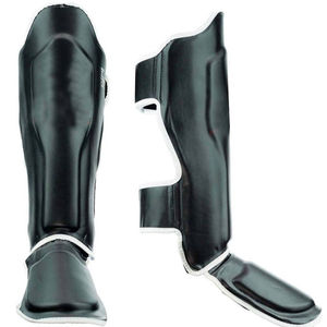 Espinilleras de Boxeo de Cuero de Alta Calidad, Protectores de Espinilla y Empeine para MMA, Entrenamiento de Grappling, Ecológicas, Unisex - Product Image 1