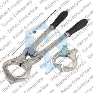 Manual de alta resistencia Burdizzo Emasculator Bloodless Veterinary Castration & Livestock Forceps Instrumentos quirúrgicos veterinarios - Product Image 4