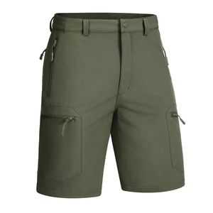 Shorts pour hommes Pantalons de travail pour hommes Mode New Solid Color Cargo Shorts Large Size Solid Zip Short Bottom Multipocket - Product Image 5