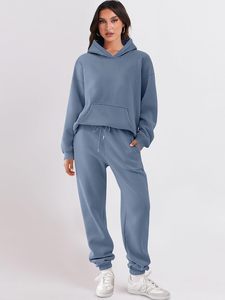 Survêtements en coton polaire décontractés pour femmes Nouvelle arrivée Vêtements de sport de haute qualité Survêtements élégants pour femmes - Product Image 2