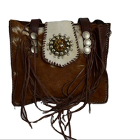 Echte Leder Vintage-Tragetasche für Damen von Moroccansoul - Für Alle Jahreszeiten Hergestellt in Marokko