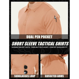 T-shirt polo été décontracté personnalisé à motif uni pour hommes T-shirt en toile à manches courtes 100% coton de haute qualité - Product Image 5