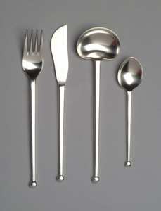 Cubiertos de Acero Inoxidable de Estilo Indio Auténtico, Inspirados en la Herencia, con Detalles Grabados para Bodas - Product Image 5