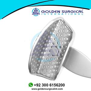 Bandeja de Impresión Giratoria de Ortodoncia, Superior e Inferior Anterior, Perforada |   Bandeja de Impresión Dental para Prótesis Dentales y Edentulismo - Product Image 3
