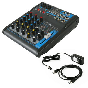 Nuevo Mezclador de Audio de 4 Canales para Estudio/DJ, Consola con USB y XLR, LISTO PARA ENVIAR - Product Image 3