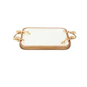 ถาดเสิร์ฟพิซซ่าโลหะตกแต่งลายเคลือบสำหรับแผงชาและร้านกาแฟ - Product Image 6