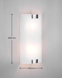 Lampada da parete Pura 2xE27 nichel opaco (Trio 212700108) - Product Image 3
