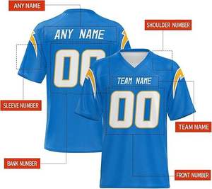 Nueva Temporada de Camisetas de Fútbol Americano de los Bears, al por Mayor, Transpirables, Personalizadas, Estilo Profesional, Ajuste Deportivo, Nombre del Equipo Personalizado - Product Image 5