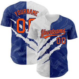 Maillot de baseball à sublimation imprimé de logo d'équipe personnalisé pour hommes adultes-Tissu respirant évacuant l'humidité - Product Image 1