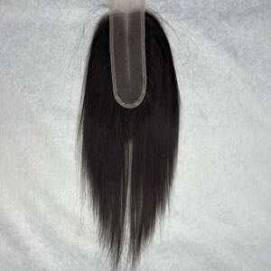 Cabello humano recto virgen de Vietnam real Cierre de encaje de dos partes 2x4 2x6 Cierres superiores de 12 pulgadas para mujeres negras - Product Image 3