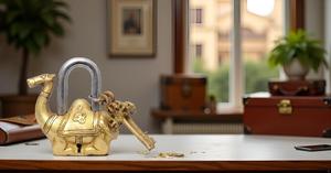 Camel Golden Brass Padlock with <b>Keys</b> Functional Working Collectible <b>Locks</b> for Gates Toolbox Luggage School Home Office Travel - Product Image 3