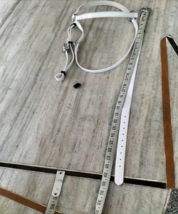 Plastron de course pour chevaux en nylon blanc, noir et rose, qualité équestre, accessoires d'équitation, vente en gros depuis Kanpur, Inde - Product Image 4