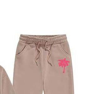 Sudadera con capucha y pantalones acampanados con estampado DTG personalizado para hombre, chándal, conjunto informal de 2 piezas, ropa de calle de moda - Product Image 5