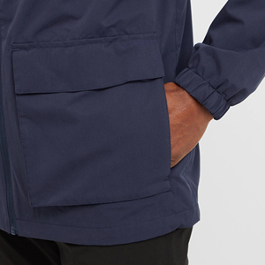 2025 mejor venta para hombre con capucha al aire libre impermeable Nylon liso lluvia chaqueta cortavientos en blanco precio bajo estilo de calle alta - Product Image 5