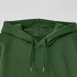 Sudadera con capucha ecológica de algodón 100% de peso pesado para hombre, ropa de calle con patrón de Color sólido bordado, Jersey de invierno térmico OEM personalizado - Product Image 5