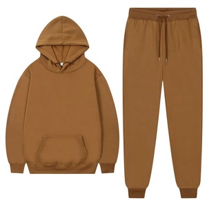 Ensembles de survêtement pour hommes, sweat à capuche et pantalon pour femmes, couleur unie, pull à capuche + pantalon, ensembles de vêtements de sport décontractés pour hommes - Product Image 3