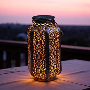 Juego de 2 Faroles de Hierro de Calidad Garantizada, Ideales para Crear Efectos de Iluminación Románticos e Íntimos, Bellamente Elaborados por ARTISTIQUE - Product Image 2