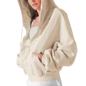 Sudadera con Capucha y Cremallera para Mujer al por Mayor, Personalizable con Marca, Cálida, para Uso Casual y al Aire Libre - Product Image 5