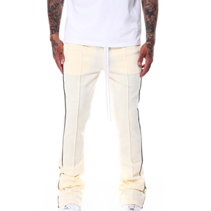 Pantalones apilados de hombre al por mayor de fabricante personalizado, pantalones transpirables de hombre para correr apilados - Product Image 1