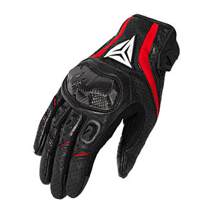 Gants de moto en cuir véritable respirant hommes gants de course de Moto hors route peau de vache Motocross pour toutes les saisons gants imperméables - Product Image 3