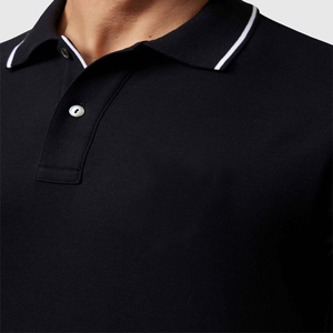 Polo de Golf para Hombre de Alta Calidad, con Logotipo Personalizado OEM, Uniforme Unisex de Secado Rápido en Talla Grande, Tejido de Punto - Product Image 3