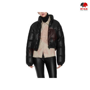 Manteaux en duvet respirants avec fermeture à glissière Marques de créateurs haut de gamme Veste bouffante d'hiver décontractée pour femmes - Product Image 2