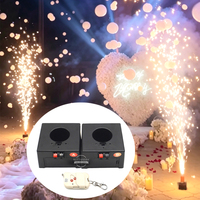 GLITTERFIRE D02 Système de tir de feux d'artifice moderne à 2 canaux sans fil télécommandé à flamme froide pour le mariage