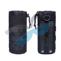 Pochette tactique Molle en nylon/polyester 600D confortable, respirante, personnalisable et multi-usages pour bouteille d'eau, idéale pour la survie en extérieur