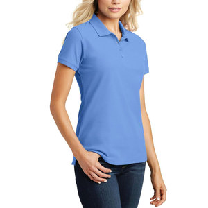 Tamaño personalizado 60% algodón 40% poliéster mujer manga corta señoras Core clásico alta calidad cómodo transpirable camisetas - Product Image 3