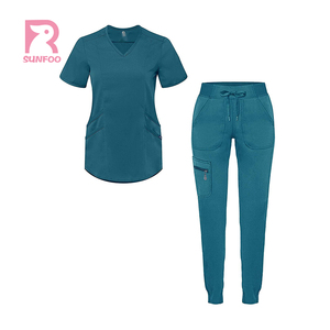 Uniforme Médico de Enfermería con Cierre y Manga Larga, Chaqueta para Personal de Hospital con Diseño y Logotipo Personalizados - Product Image 6