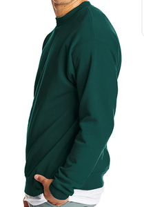 WholeMen's 100% Cotton O-Neck Sweatshirts 350g <b>Thick</b> <b>Fleece</b> Winter Custom Printed Solid Eco-Friendly Breathable Plain Dyed - Product Image 5