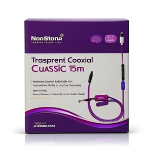 Cable de Audio Coaxial Transparente de 15m para Micrófono, Reproductor de DVD, Amplificador, Monitor, con Blindaje de Lámina, Diámetro Exterior de 5mm, Caja Metálica - Product Image 2