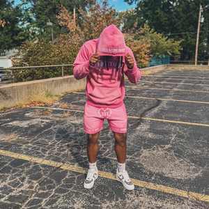 Personalizado lavado con ácido de impresión de la pantalla de retazos bordado Boxy Fit camisetas pantalones cortos conjuntos para los hombres - Product Image 2