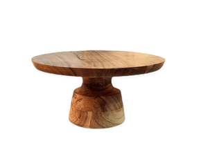 Soporte de pastel de madera natural único uso boda hogar hotel restaurante fiesta exportación alta calidad venta directa de fábrica - Product Image 1