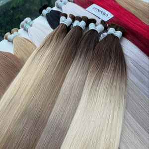 ผมต่อจากผมมนุษย์แบบตรงเวียดนามแบบธรรมชาติเรียบลื่นแข็งแรงมากปลายสองด้านมีหลายสี - Product Image 1