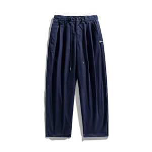 กางเกงขายส่งผ้าแคนวาสคุณภาพพรีเมียม น้ำหนักเบา ทรงตรง สไตล์ลำลองสำหรับผู้ชาย ระบายอากาศดี แฟชั่นแนวสตรีท พร้อมบริการสกรีนโลโก้และออกแบบ OEM - Product Image 2