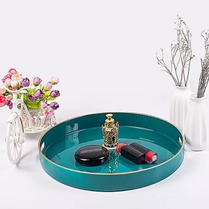 Minimalist <b>Round</b> Mirror <b>Tray</b> Aluminum Metal Restaurant Wedding Centerpieces Christmas Party <b>Table</b> Decorations <b>tray</b> - Product Image 4