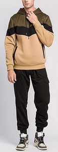 Sweat-shirt à capuche pour homme à manches longues, en polaire respirante, avec poche, color block, pour l'hiver - Fabricant, exportateur, service OEM - Product Image 6