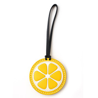 Fabricante de Dijes para Bolsos de Cuero, Dije Personalizado de Fresa de Cuero para Bolso