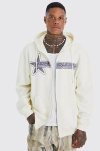 Vente chaude Streetwear automne et hiver coton sweat fermeture éclair personnalisé pour sweats à capuche avec Design imprimé 2025 - Product Image 2