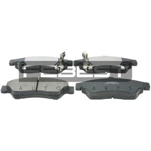 Set di pastiglie freno anteriori FEBEST (0701-RH418F) - Product Image 1