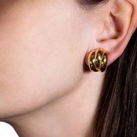 Fabriqué en Italie Boucles d'oreilles pour femmes de haute qualité