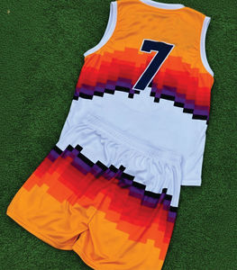 Custom <b>Basketball</b> Jersey Breathable Printed Sublimated <b>Basketball</b> Uniform Sets-Custom Design Moisture-Wicking & Lightweight - Product Image 2